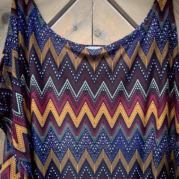 Cute drop-waist dress in great colors - size Small - Picture 2 of 3